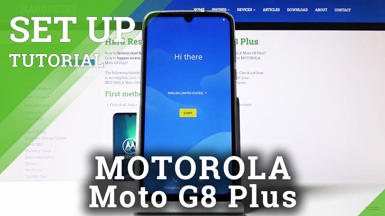 How to Set Up MOTOROLA Moto G8 Plus &ndash; Activation / Configuration Process