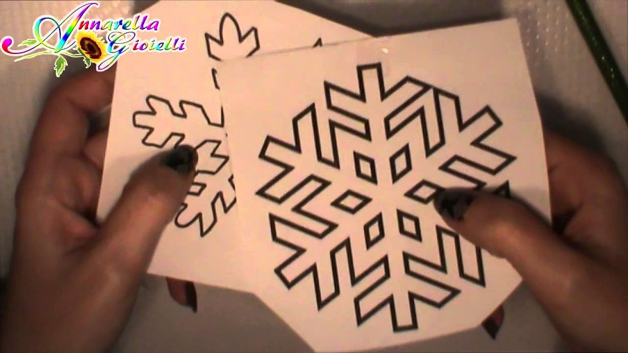 Tutorial fiocchi di neve con la colla a caldo colorata | DIY Snowflake with Hot glue
