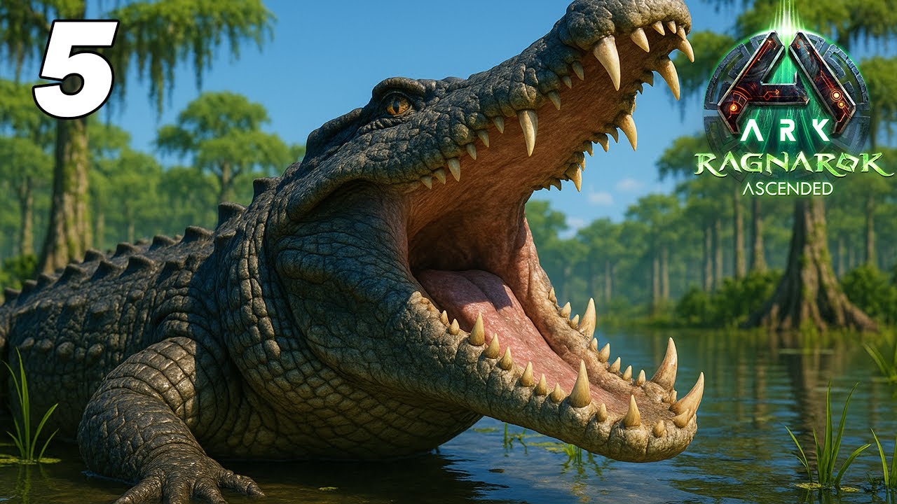 Je capture mon premier gros Deinosuchus ! Ark Ascended Ragnarok 5