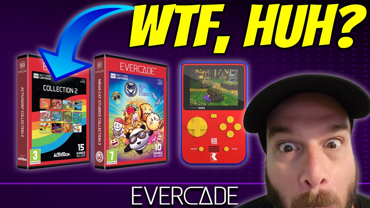 New Evercade Activision 2, Mega Cat 3 & Rare Collections, Super Pocket - My Reactions