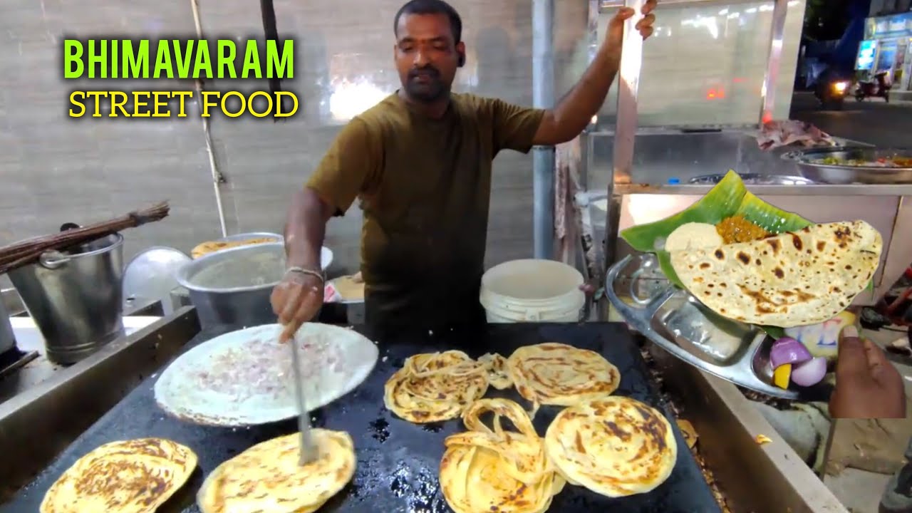 Bhimavaram 💢 Ravva Dosa | Paratha | Ravva Dosa | Onion Dosa | Indian Street Food #bhimavaram 