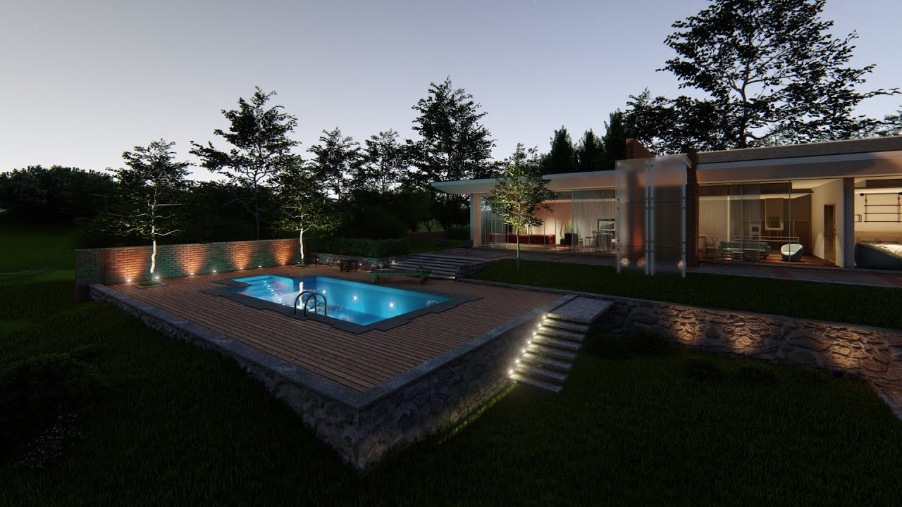 انواع الاضاءة والتحكم فيها  (Types of lighting (Lumion 11