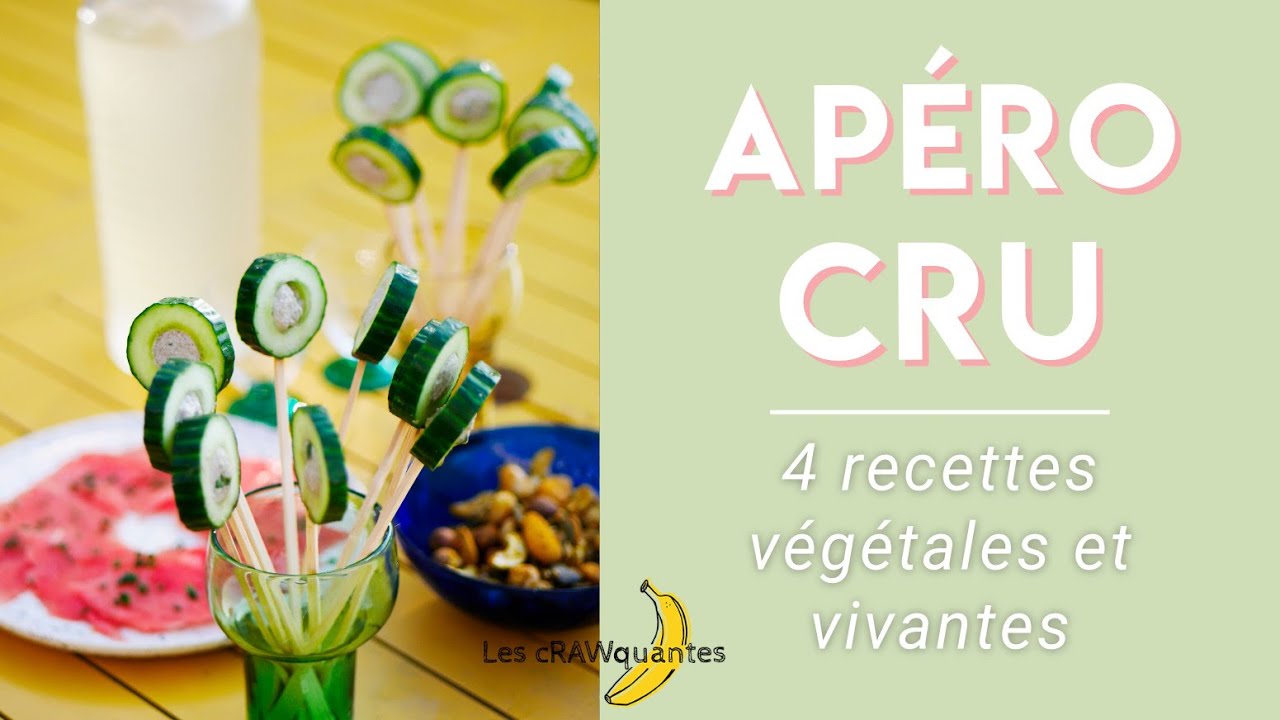 Recettes : Apéro cru végétal et champagne de fleurs
