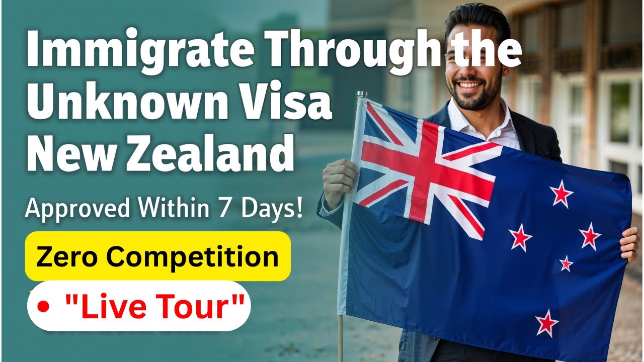 immigration to New Zealand -Within 7 days ! - Through the Unknown Visa Program ! #immigration