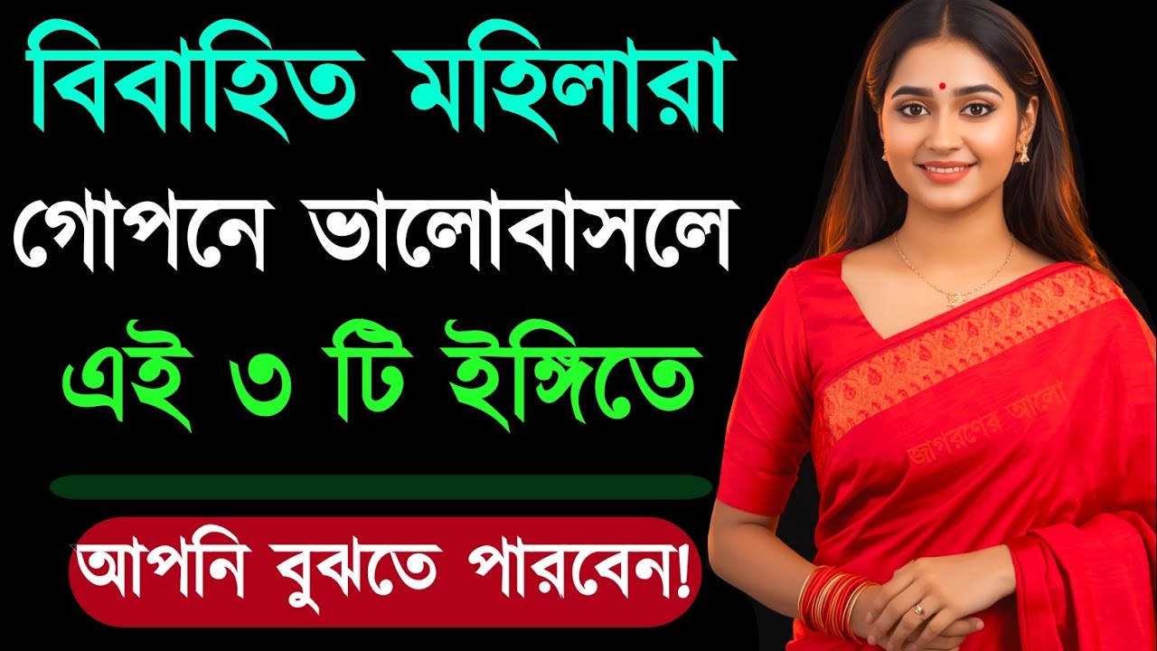 মহিলারা গোপনে ভালোবাসলে ৩ ইঙ্গিত দেন | Married Woman Secret Love Signs | Relationship Advice Bangla