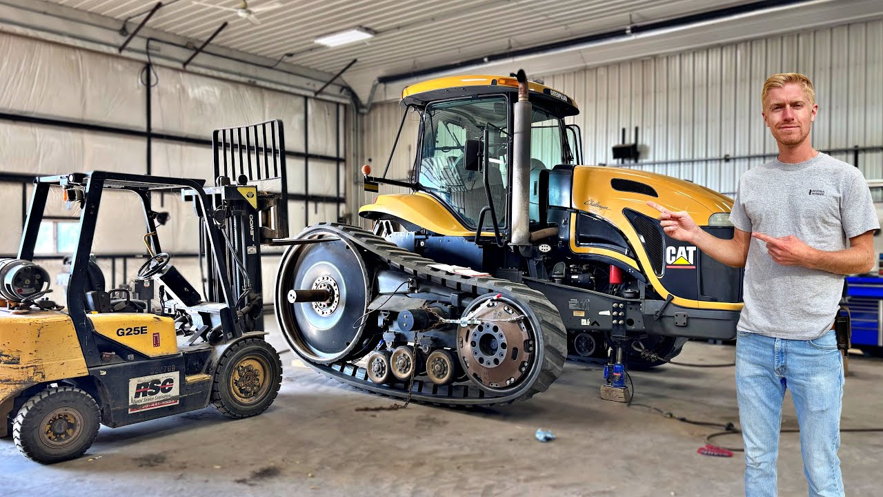 Swapping the Tracks on My FIRST Tractor (Challenger MT765)