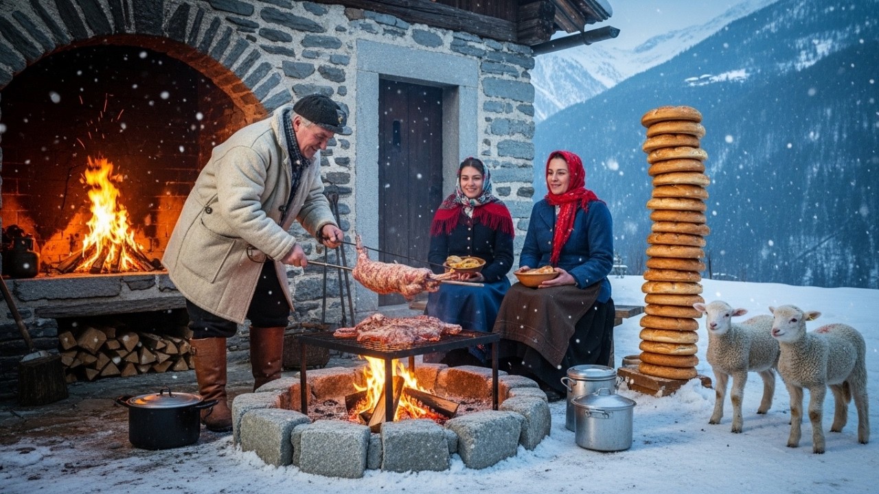 Surviving the Harsh Winter in Afghanistan’s Coldest Village | Cooking to Stay Warm & Daily Life