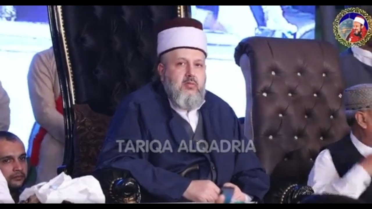 Reception of Murshid Karim Huzoor Peer Al Syed Abdul Qadir Jamaluddin AlQadri by Millad Commetie Fsd