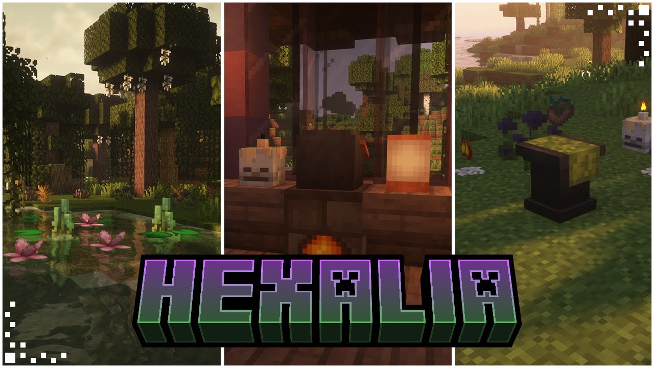 Hexalia (Minecraft Mod Showcase) | Magical Plants, Crops & Rituals | Fabric & Forge 1.20.1