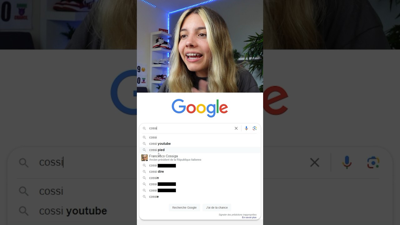 Les recherches Google sur Cossi ?? Tr&egrave;s suspect😅