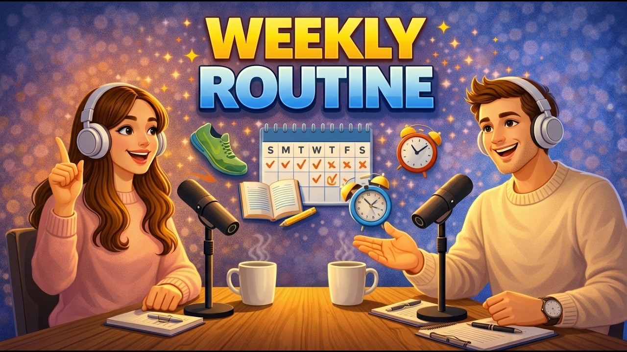 Talking about Weekly Routine | Learn English with Podcast | English Podcast Conversation