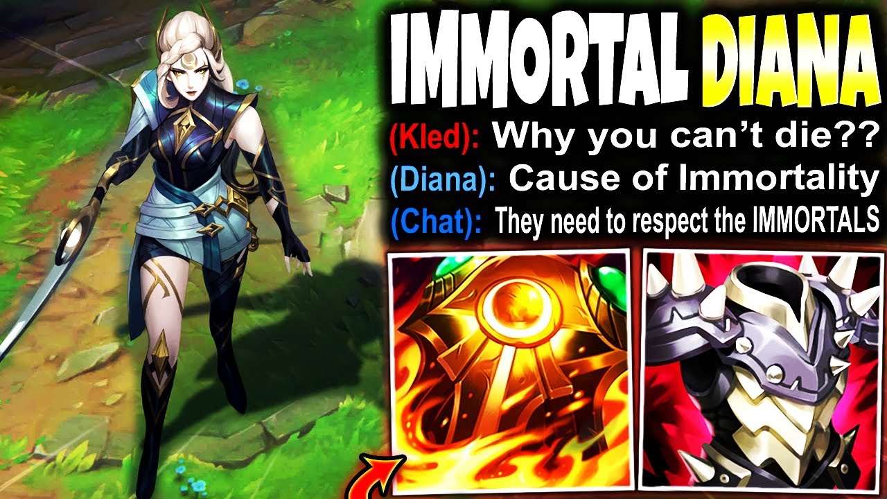 They couldn't understand the POWER of My IMMORTAL DIANA Season 13 Build 🔥 LoL Top Diana s13 Gameplay
