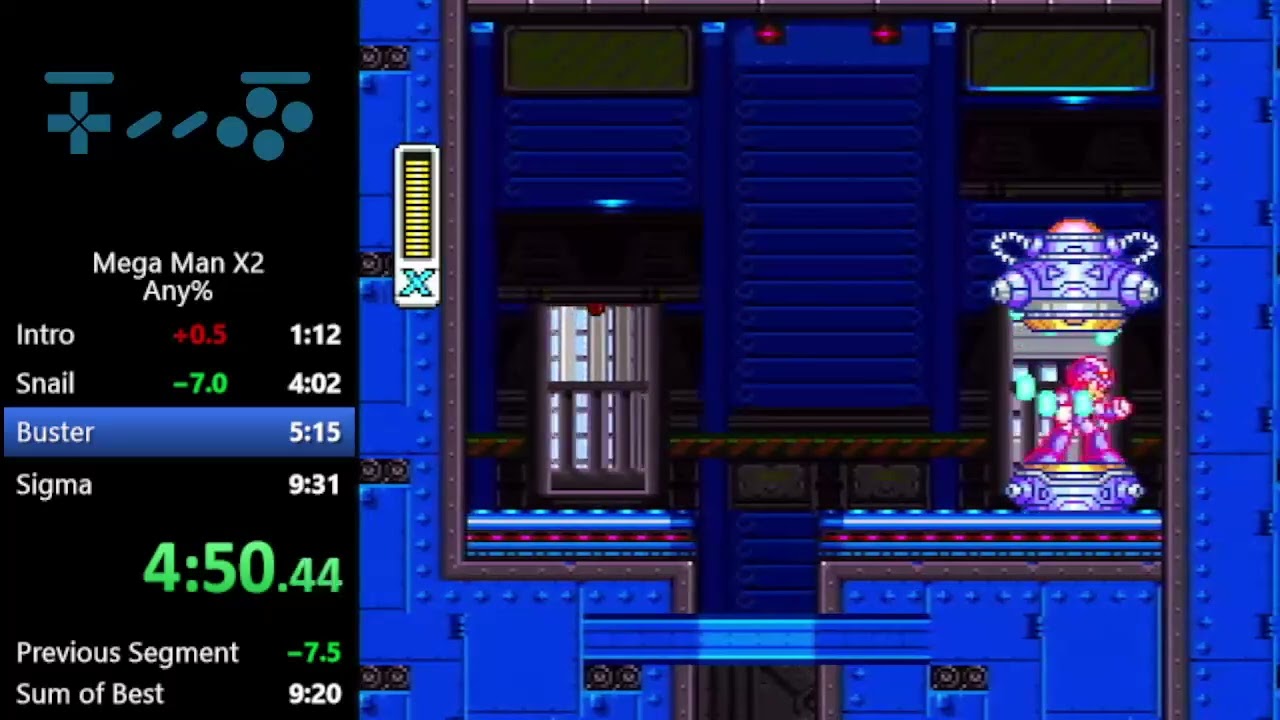 Mega Man X2 any% - 9:01