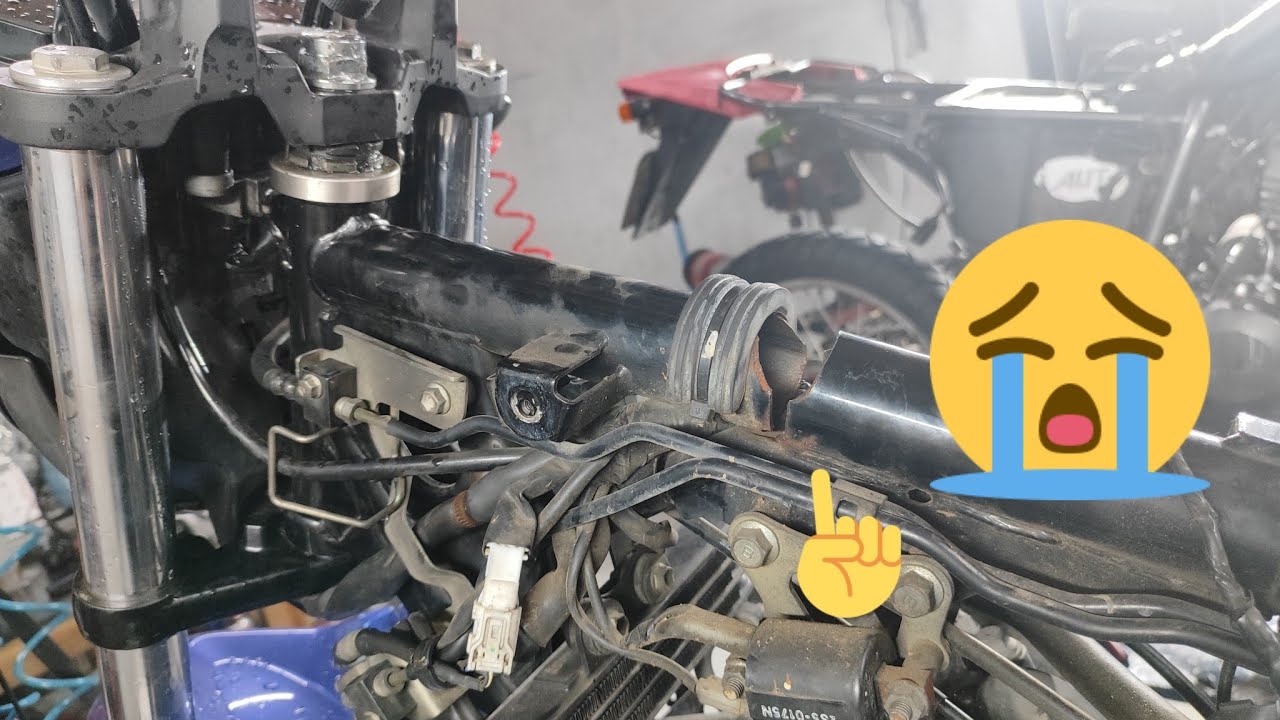 FZ 25 Yamaha com chassis quebrado? olha só onde está o problema!