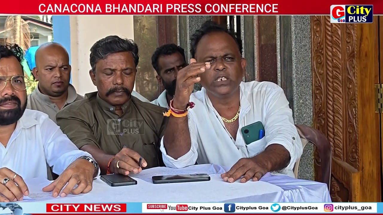 CANACONA BHANDARI SAMAJ PRESS CONFERENCE
