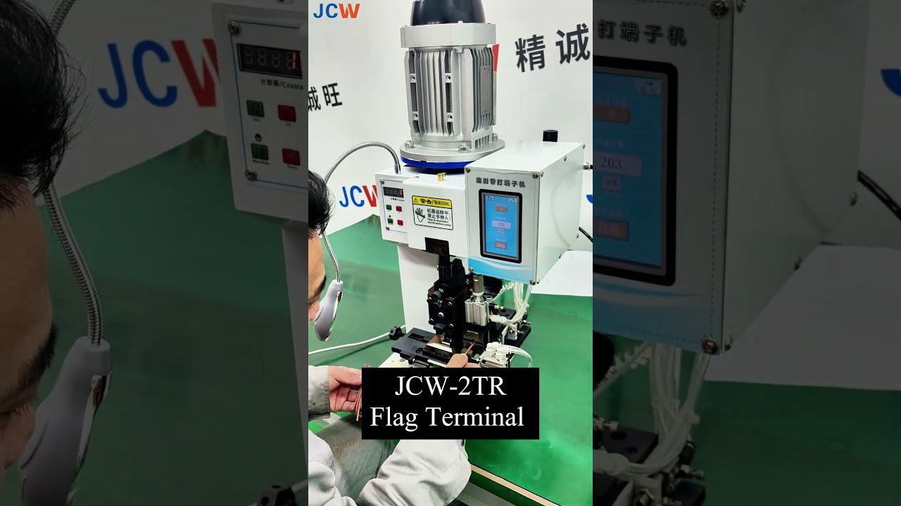 JCW-2TR | Crimpadora de terminales de bandera | Crimpadora de flejes de cable