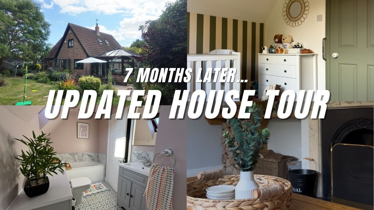 Updated New Home Tour 7 Months Later. Regrets, Plans,  Changes? Family of 4 House Tour in Yorkshire