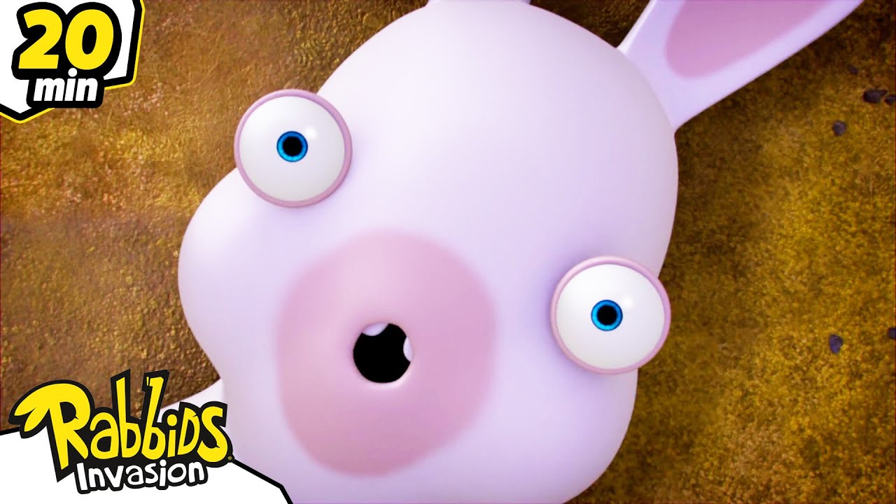 The Rabbids Get stuck in the Past?! 😱 🦖 Rabbids Invasion 🐰 Best Cartoon Full Episodes for Kids