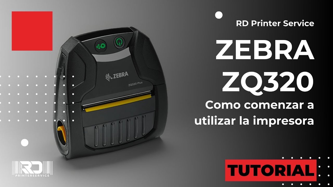 Comenzar a usar impresora Zebra ZQ320 RD Printer Service