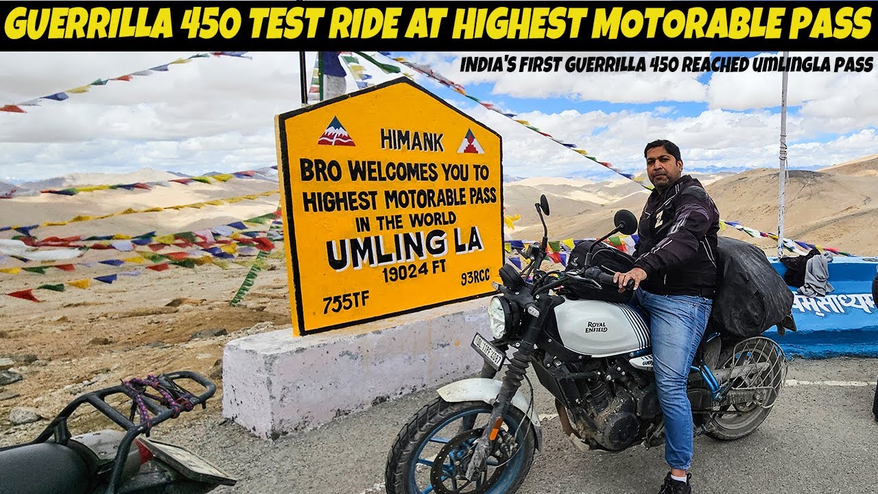 Royal Enfield Guerrilla 450 Ownership & Test Ride Review At Highest Motorable Road