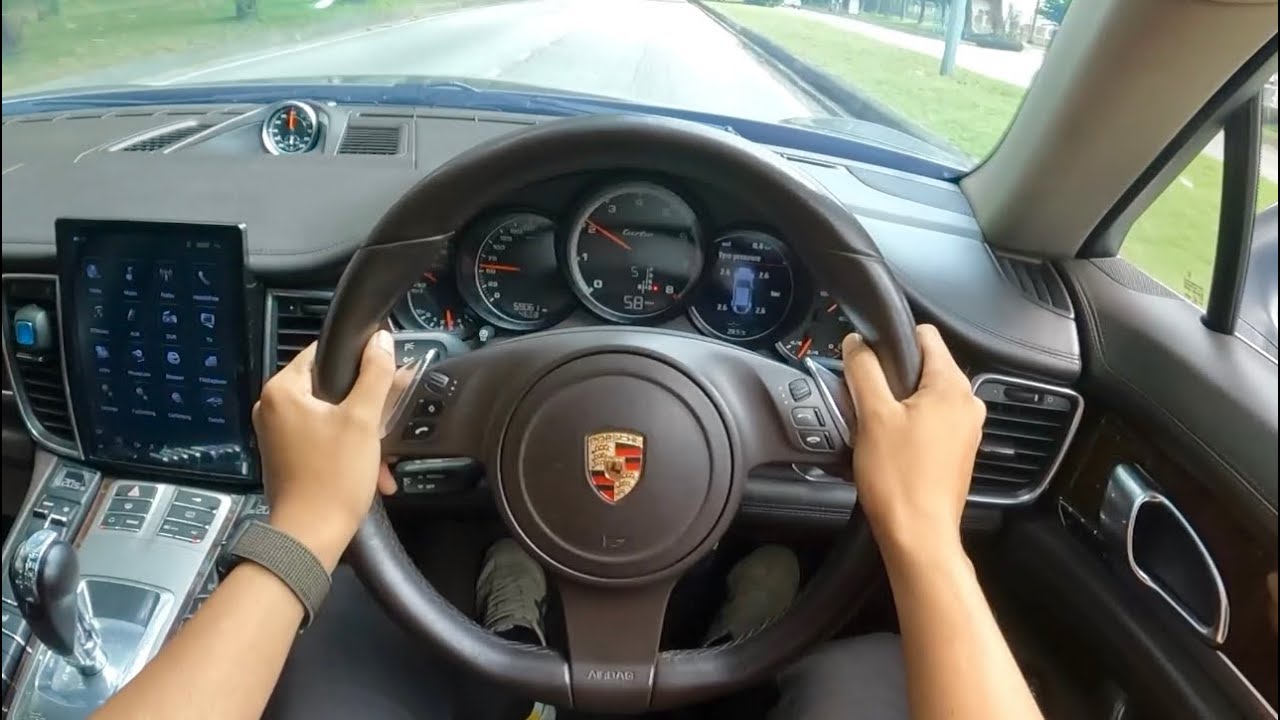 2009 Porsche Panamera Turbo 4.8 V8 [ 570 HP ] POV Test Drive / Walkaround Review