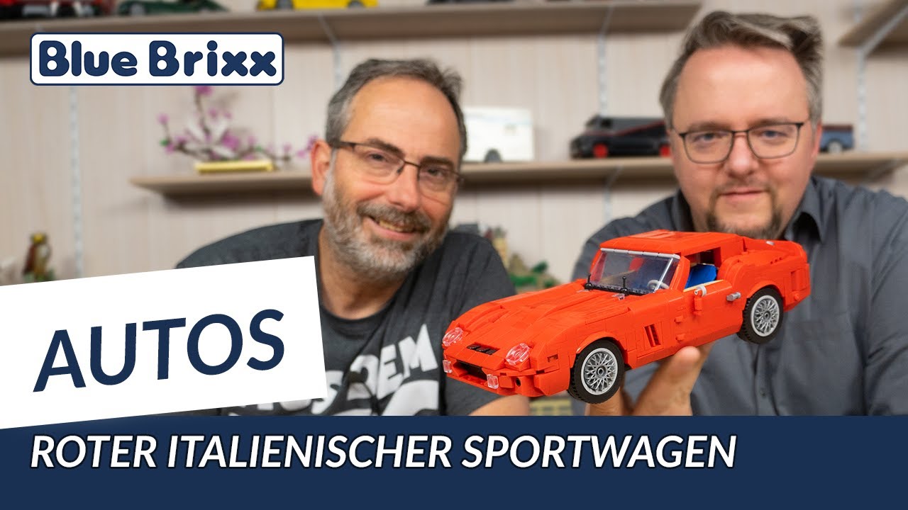Roter italienischer Sportwagen von BlueBrixx