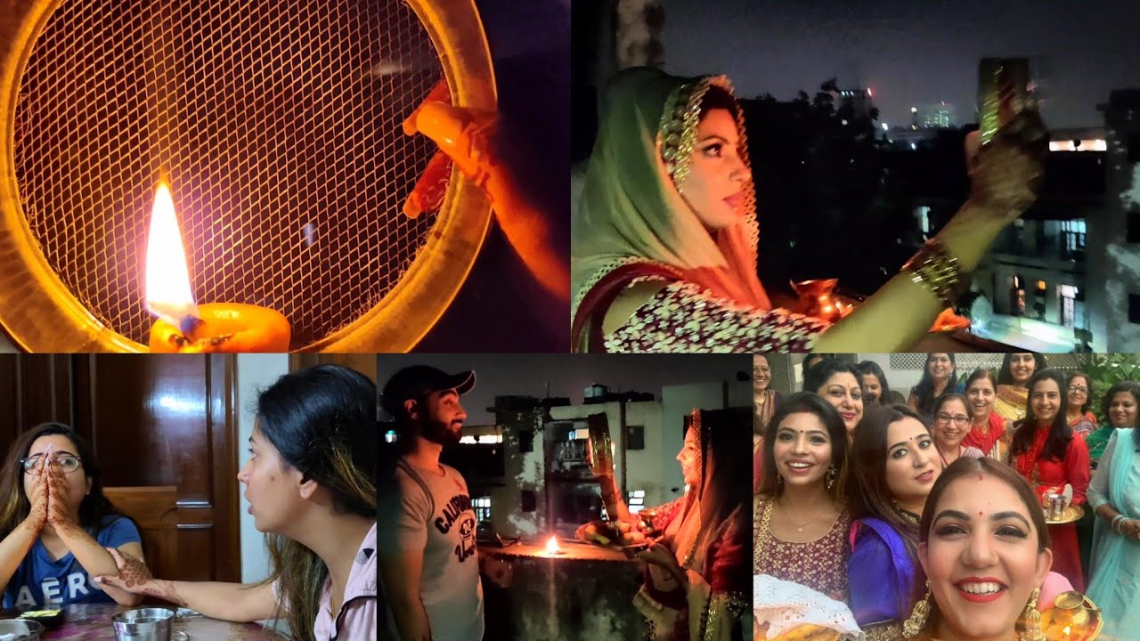 Punjabi style karwachauth vlog|| 4:30 bje ajeeb awaz🙄