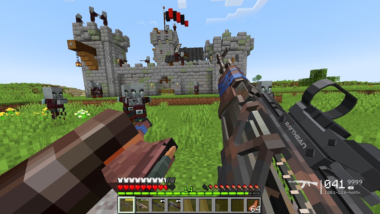 Pillagers TURNED the Villagers into ZOMBIES… So I DESTROYED Their CASTLE and CURED Everyone! 🧟💥🍏