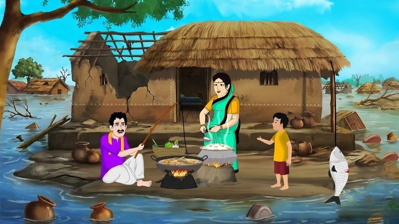 গরিবের সংসার | Village Story | Thakumar Jhuli | Bangla Cartoon