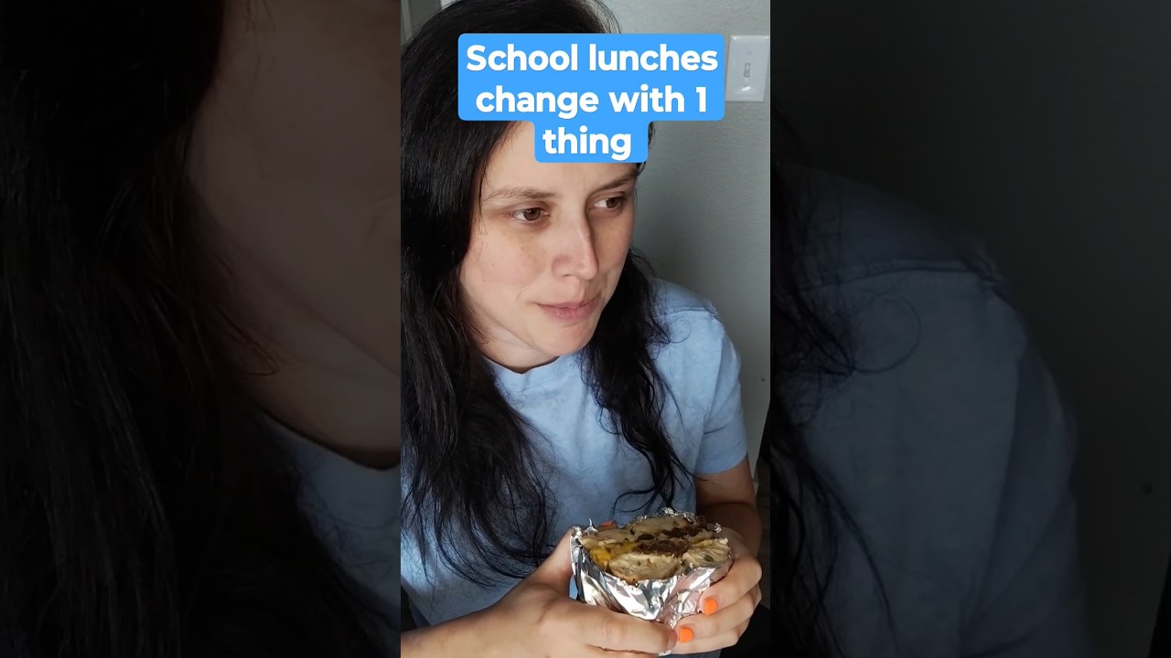 school lunches change with 1 thing