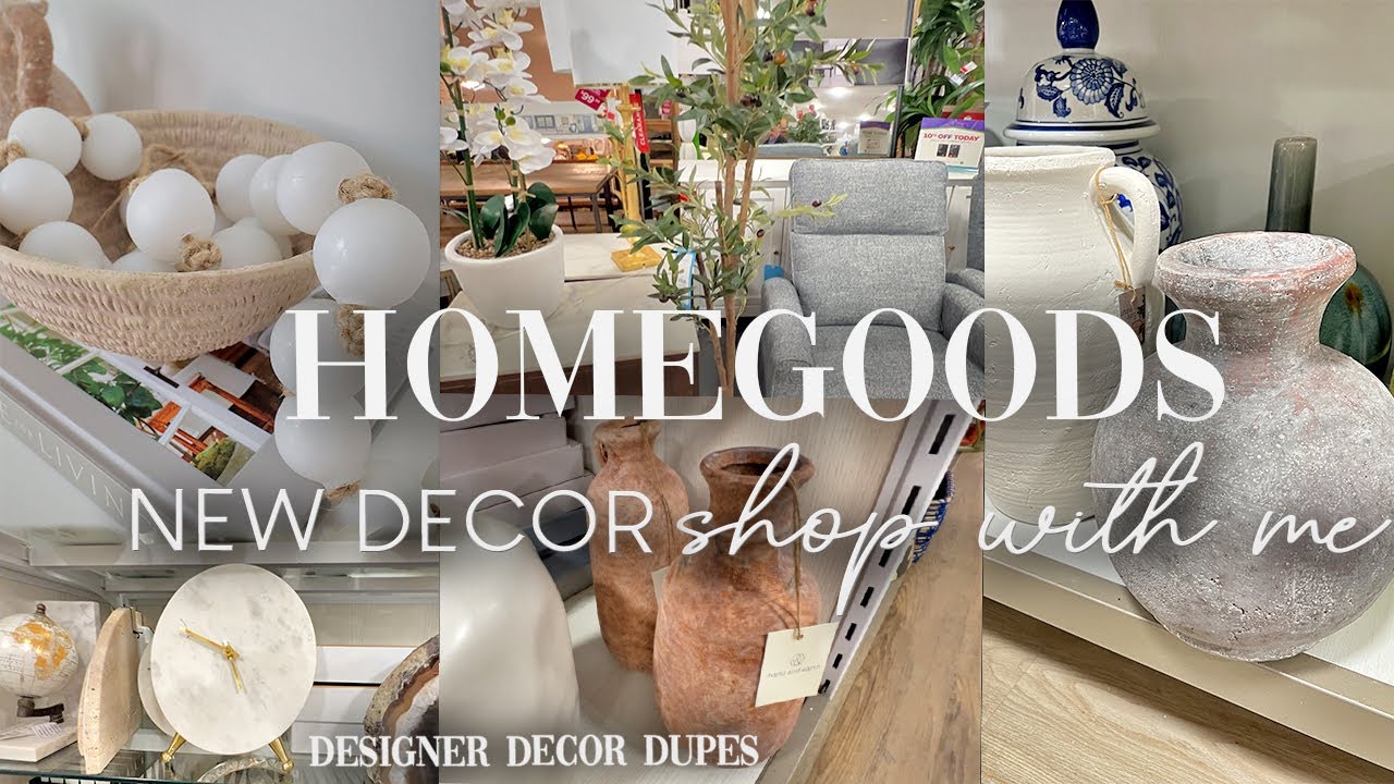 NEW 2024 HOOMEGOODS DECOR || SHOP WITH ME & HAUL DECORATING IDEAS || HIGH END DESIGNER DUPES