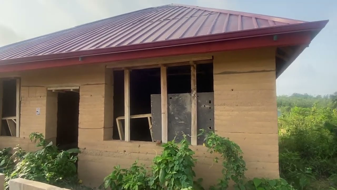 Rammed Earth  Building in ASEBU Pan African Village | Building in Ghana