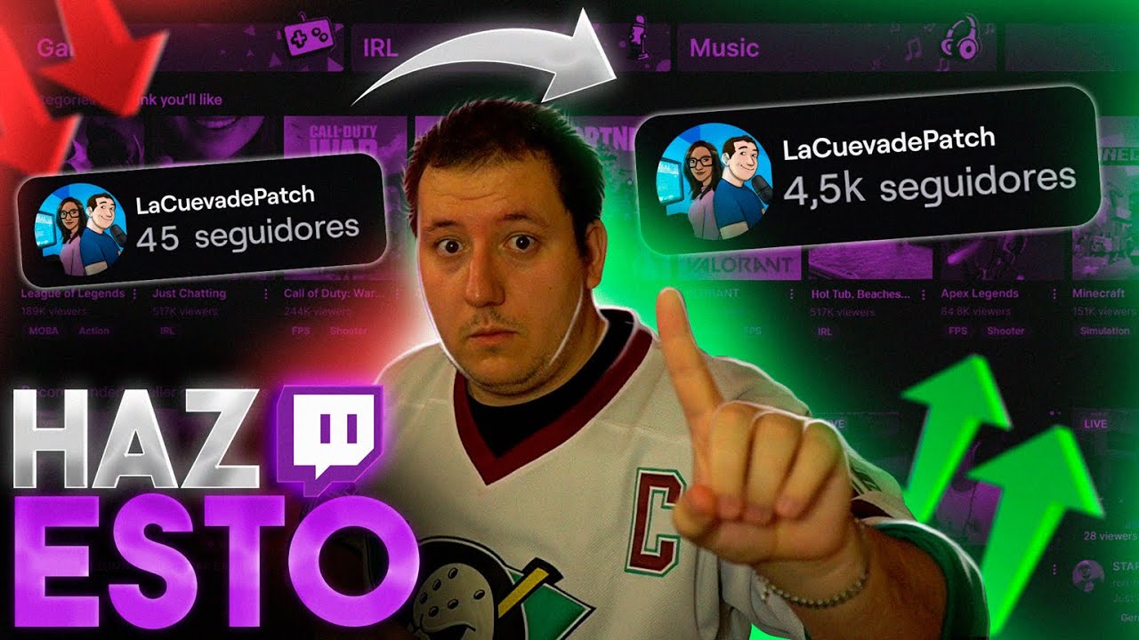 cómo GANAR SEGUIDORES en TWITCH 2022 💜 Crecer en TWITCH