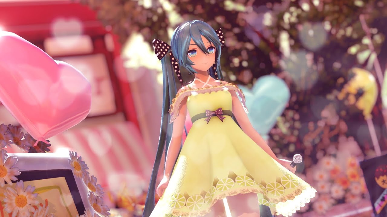 【MMD】Love Words / 愛言葉 【YYB Lime Drop Miku】「4K」