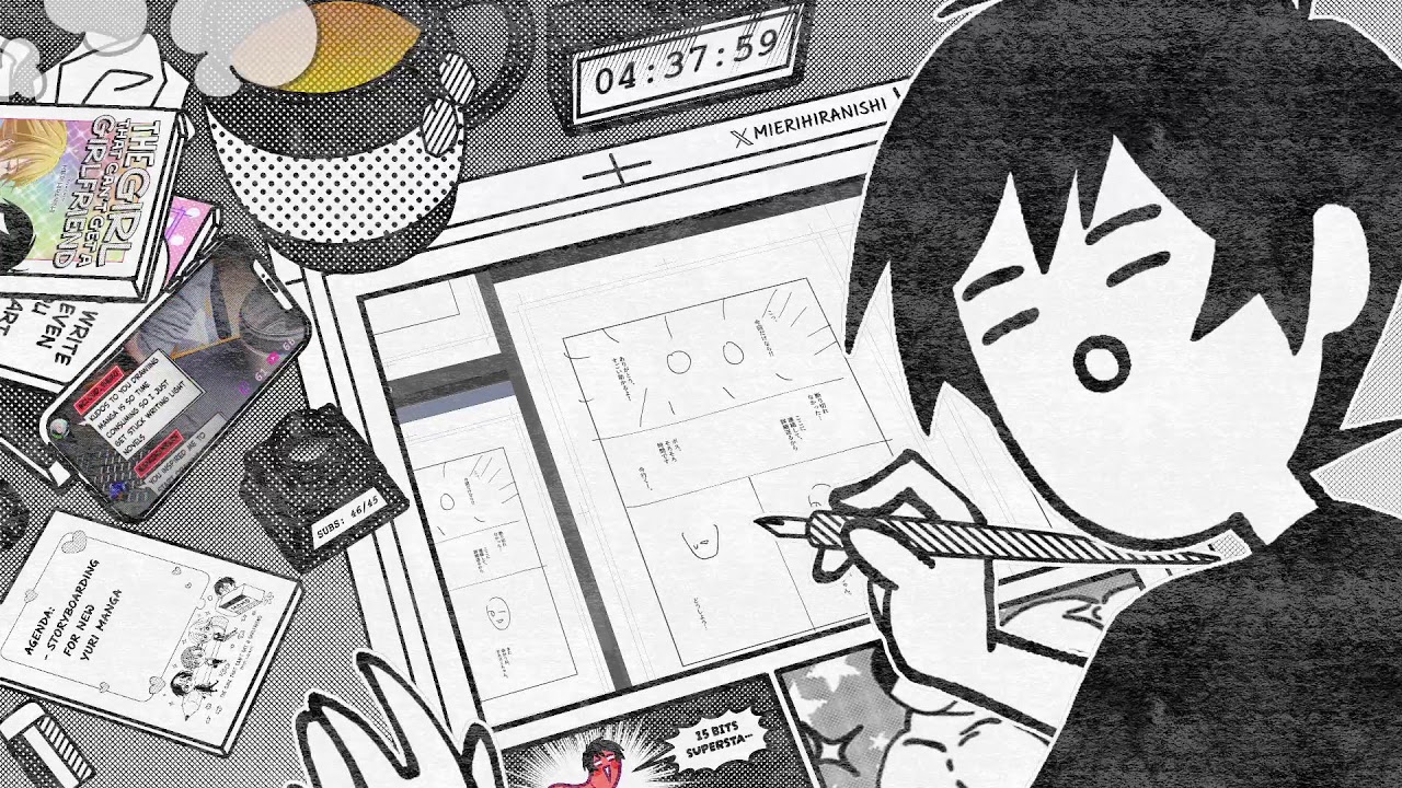 [JAPANESE MANGAKA] STORYBOARDING NEW MANGA ✍️ | ネーム作業配信、Q&A