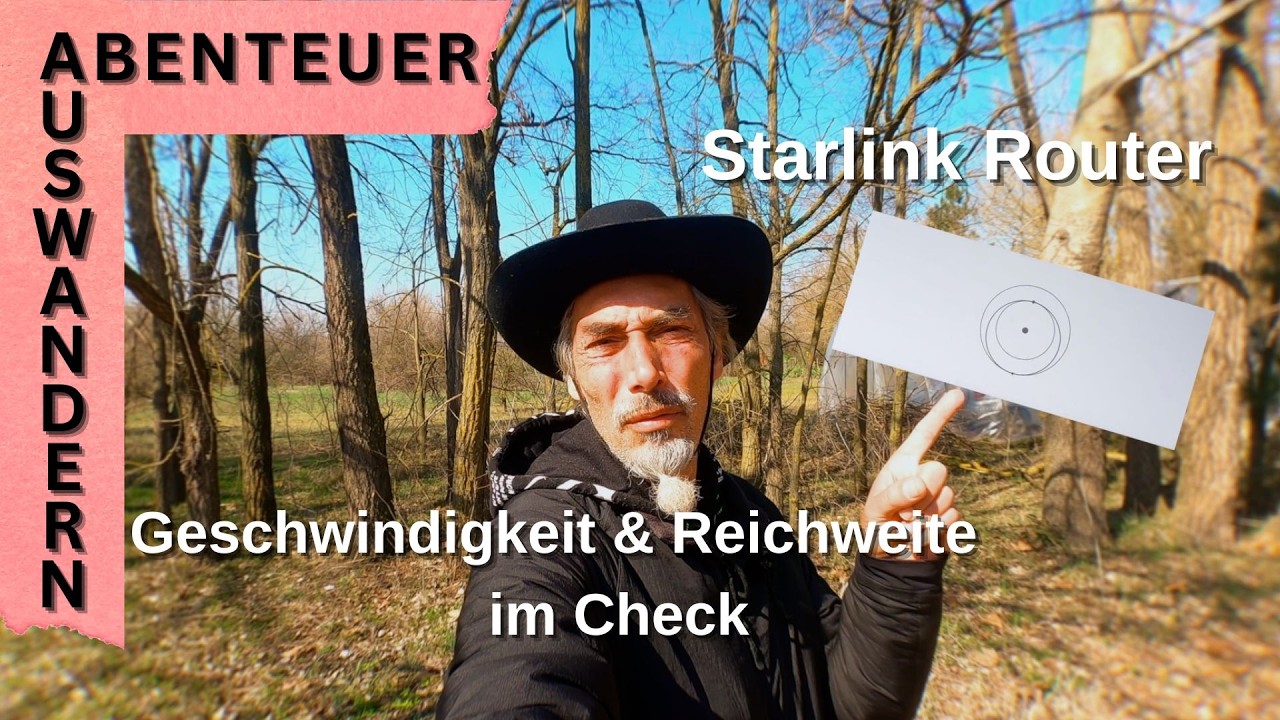 Wie weit funkt der Starlink-Router wirklich auf meiner Ranch #abenteuer #freiheit #leben