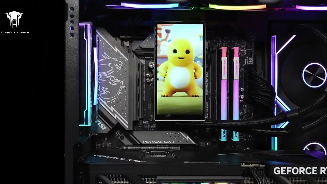 Jungle Leopard PF360 Water CPU Cooler Unboxing and Installation Showcase  #case #gamingpc #computer