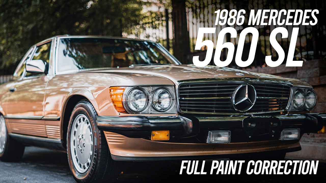 1986 Mercedes 560SL — Mint Condition — Full Detail