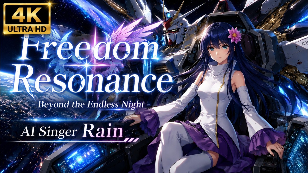 Freedom Resonance -Beyond the Endless Night-｜AI Singer Rain【Anime Rock】