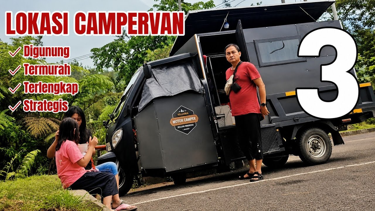Tempat Favorit Kami untuk Bermalam! Murah, Nyaman & Udara Dingin Segar | Hidup Nomaden Motor Camper