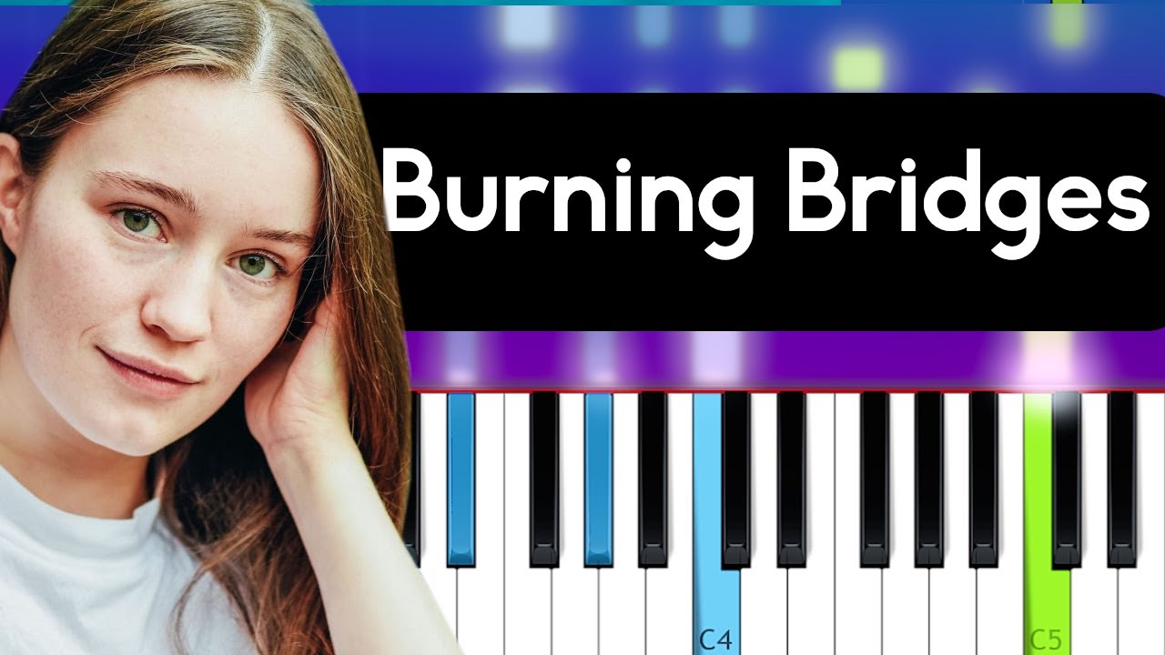 Sigrid - Burning Bridges  (Piano Tutorial)