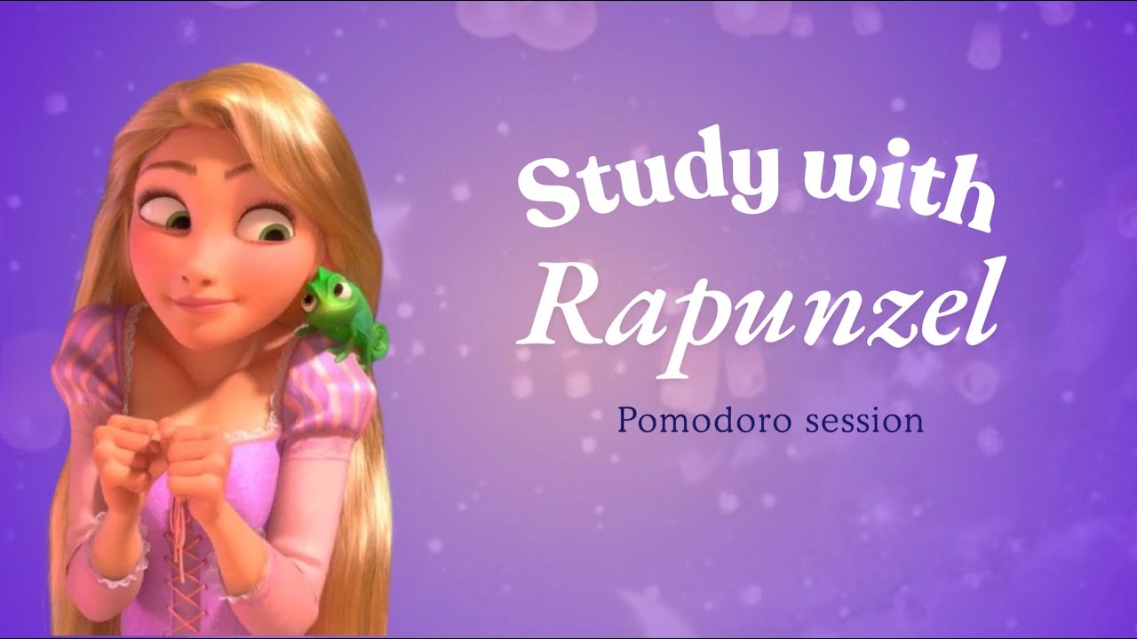 study with rapunzel | aesthetic lofi music with pomodoro timer (tangled edition)