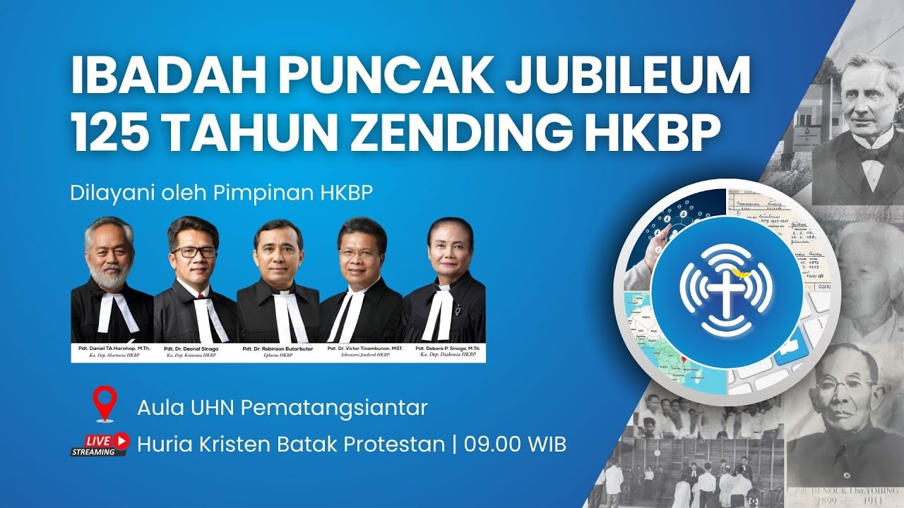 Ibadah Puncak Jubileum 125 Tahun Zending HKBP