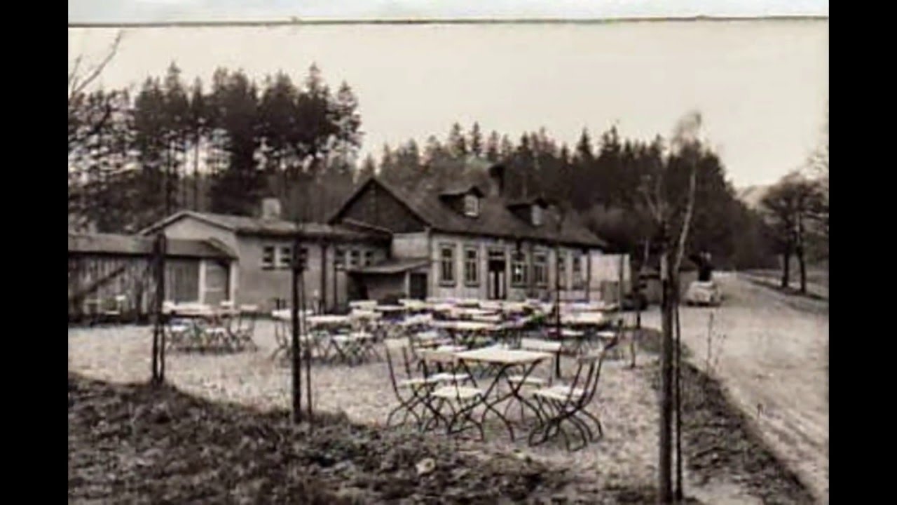 Thuringian forest Thüringer Wald Finsterbergen damals & heute