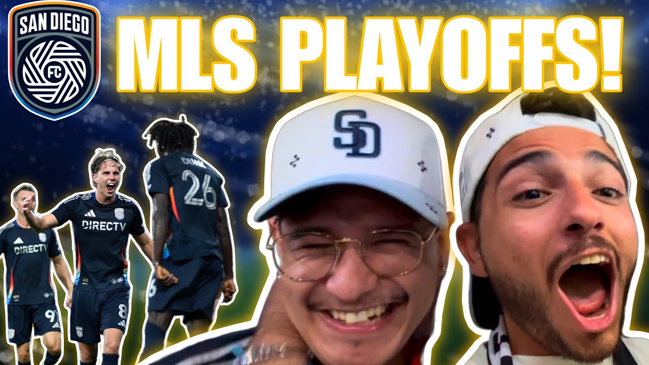 FIRST EVER SAN DIEGO FC PLAY OFF MATCH! 