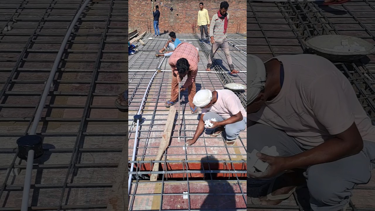 👷&zwj;♂️Slab Cover Block Work 🔥|Slab Cover Block Skills 🔥|#shorts #construction #slab ❤️