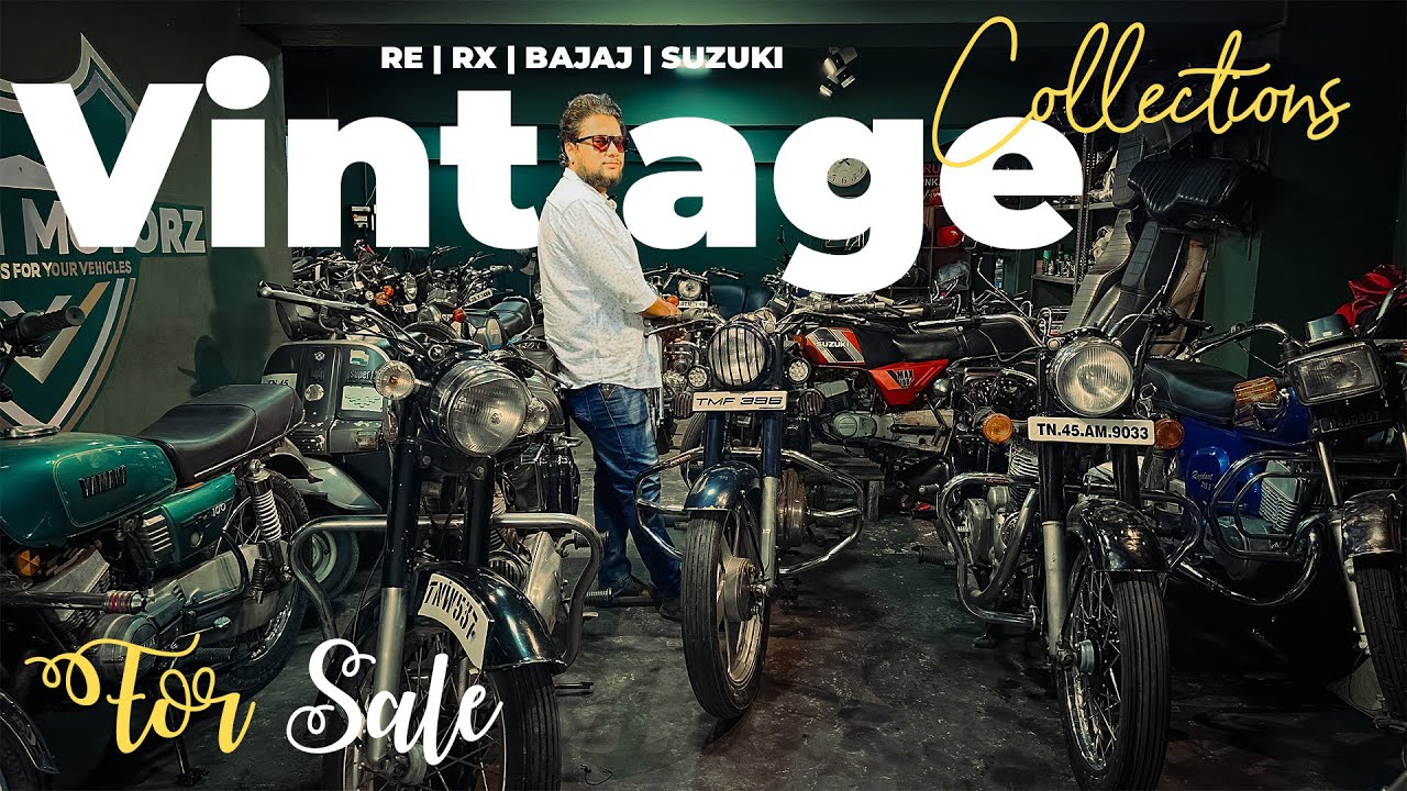 VINTAGE COLLECTIONS FOR SALE💥| RE,RX,SUZUKI,BAJAJ,RAJDOOT | For Enquiries Contact 80728 94989