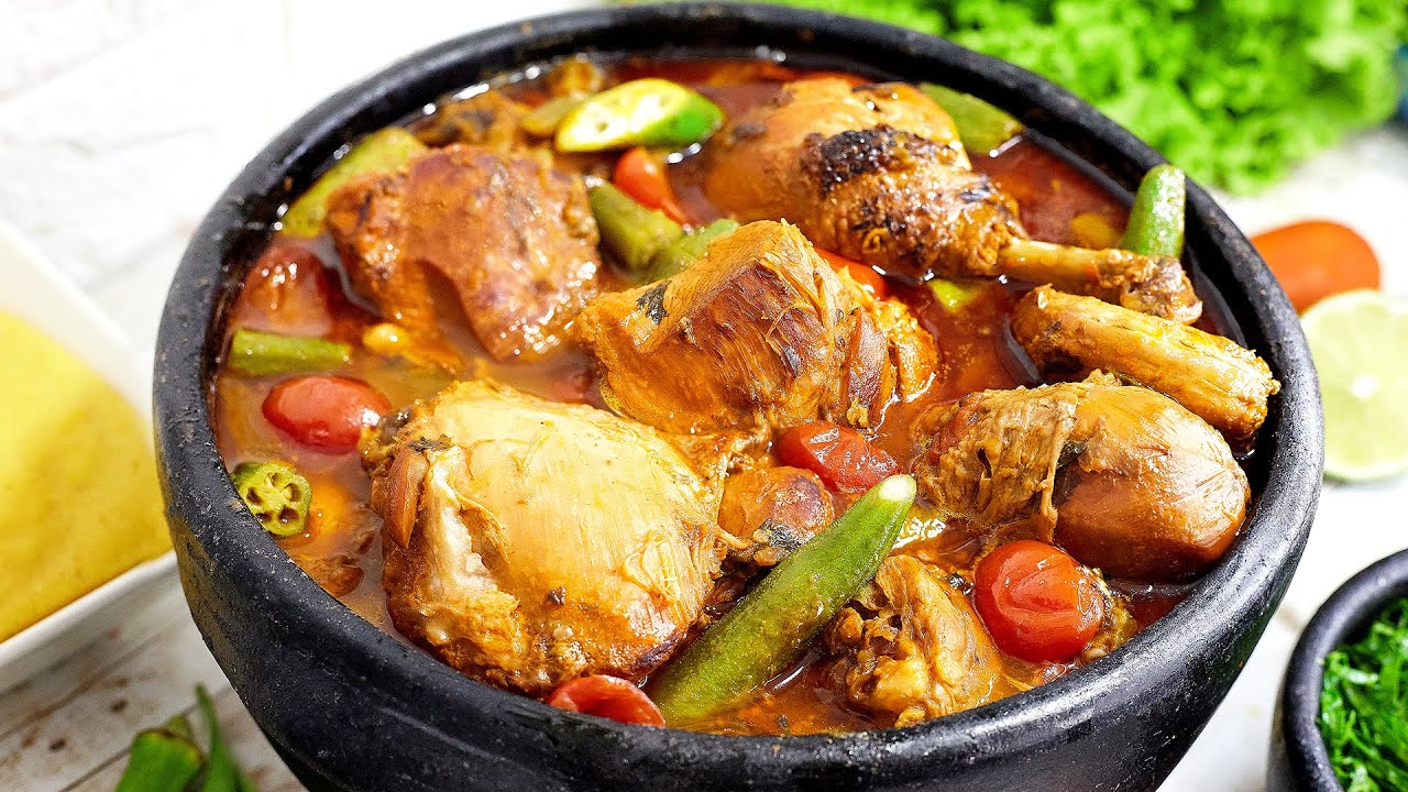 FRANGO COM QUIABO MINEIRO ORIGINAL, RECEITA COMPLETA DE UM ALMOÇO MINEIRO