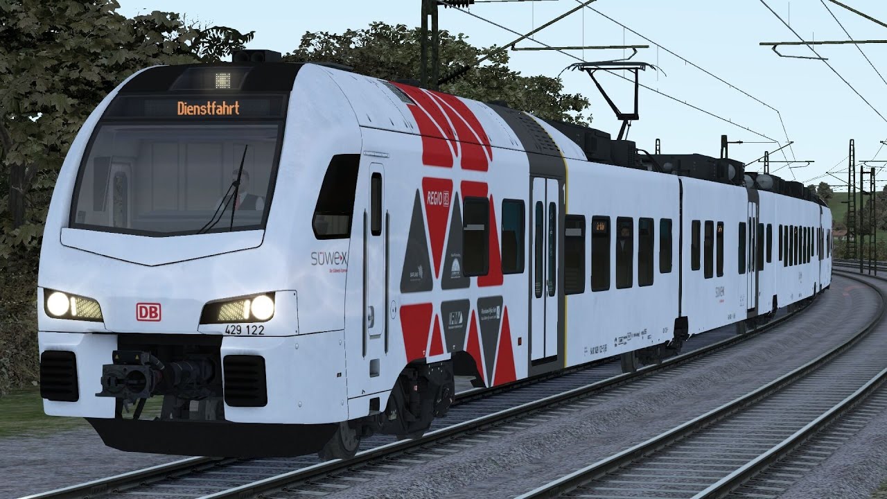 FLIRT 3 BR429 S&Uuml;WEX Seebergbahn Testfahrt F&uuml;hrerstandsmitfahrt Train Simulator 2017