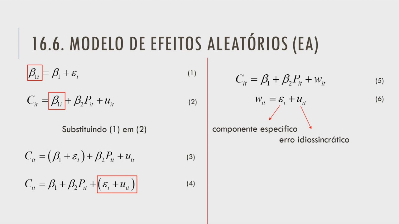 Dados em painel: efeitos fixos x efeitos aleatórios